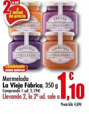 Unide Supermercados Mermelada La Vieja Fábrica oferta