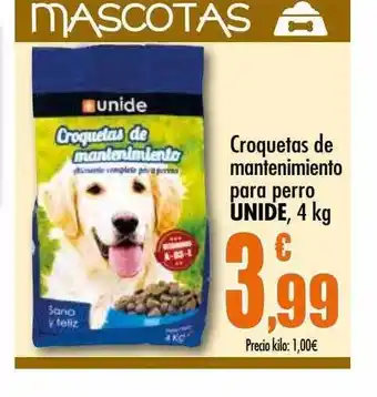 Unide Supermercados Croquetas De Mantenimiento Para Perro Unide oferta