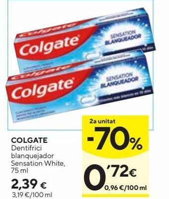 Caprabo Dentífrico blanqueante colgate oferta