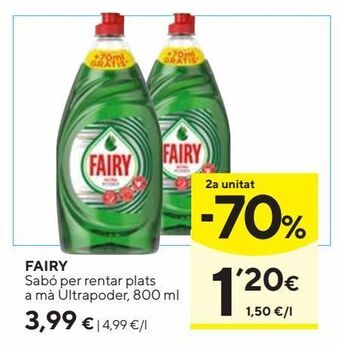 Caprabo Lavavajillas fairy oferta