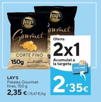 Caprabo Patatas fritas lay's oferta