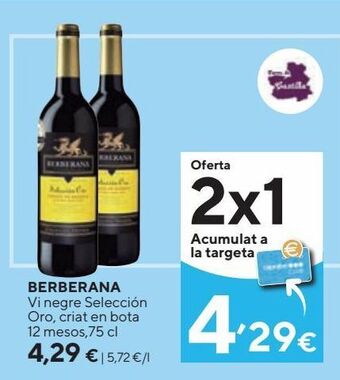 Caprabo Vino tinto berberana oferta