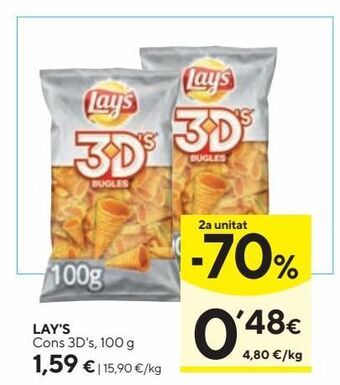 Caprabo Chips lay's oferta
