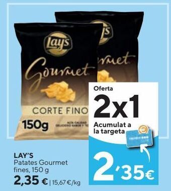 Caprabo Patatas fritas lay's oferta