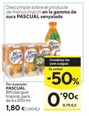 Caprabo Bifrutas pascual oferta