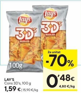 Caprabo Chips lay's oferta