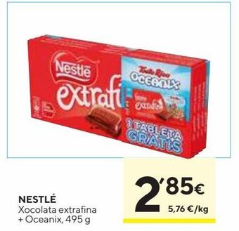 Caprabo Chocolate nestlé oferta