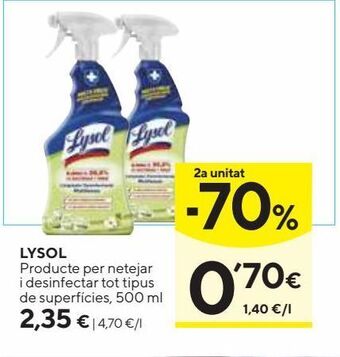 Caprabo Productos de limpieza oferta