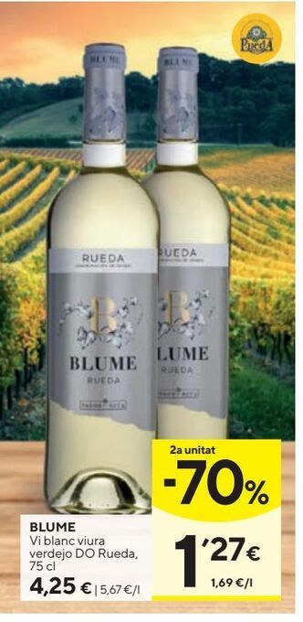 Caprabo Vino blanco blume oferta