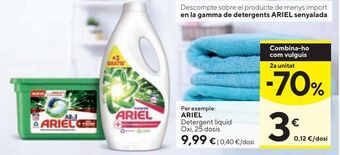 Caprabo Detergente líquido ariel oferta