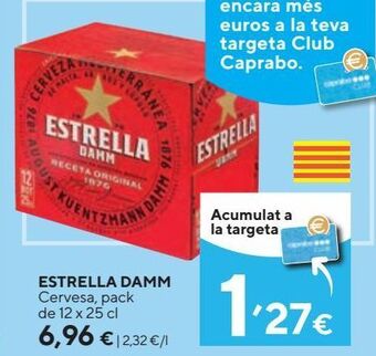 Caprabo Cerveza estrella damm oferta