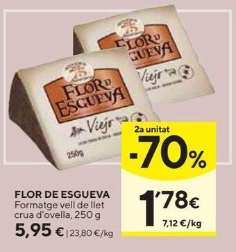 Caprabo Queso viejo flor de esgueva oferta