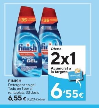 Caprabo Detergente gel finish oferta