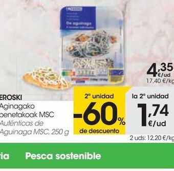 Eroski Eroski auténticas de aguinaga msc oferta