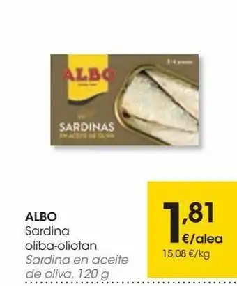Eroski Albo sardina en aceite de oliva oferta
