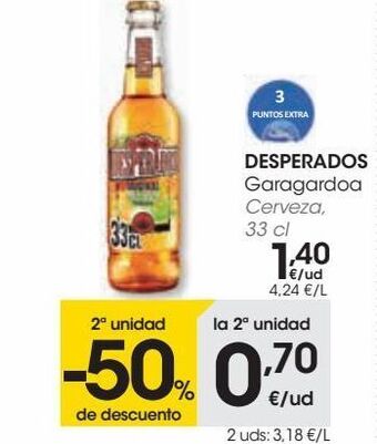 Eroski Desperados cerveza oferta