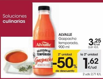 Eroski Alvalle gazpacho temporada oferta