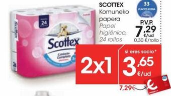 Eroski Scottex oferta