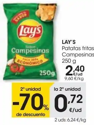 Eroski Lay's patatas fritas campesinas oferta