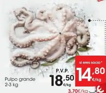 Eroski Pulpo grande oferta