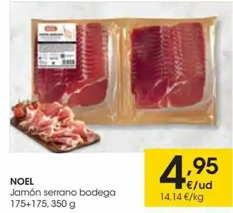 Eroski Noel jamón serrano bodega oferta