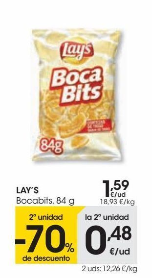 Eroski Lay's bocabits oferta