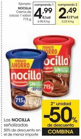 Eroski Las nocilla señalizadas oferta