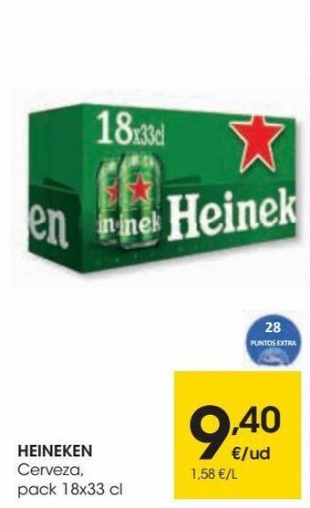 Eroski Heineken cerveza oferta