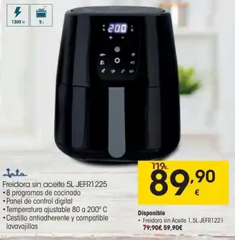 Eroski Freidora sin aceite 5l oferta