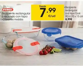 Eroski Recipiente rectangular con tapa cook oferta