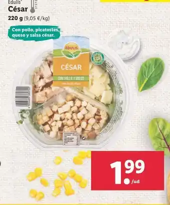Lidl Edulis césar oferta