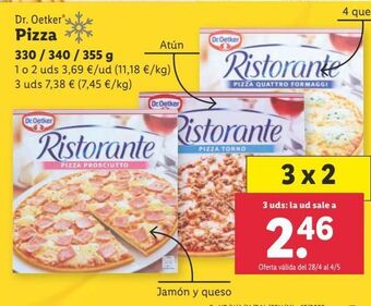 Lidl Pizza dr. oetker ristorante oferta
