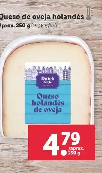 Lidl Queso de oveja holandés 250g oferta