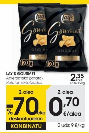 Eroski Lay's gourmet patatas oferta