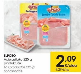 Eroski Elpozo los productos señalizados oferta