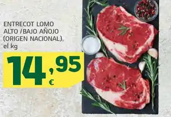 HiperDino Entrecot lomo alto/bajo añojo oferta