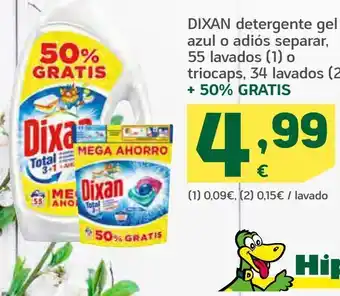 HiperDino Dixan detergente del azul o adiós separar oferta