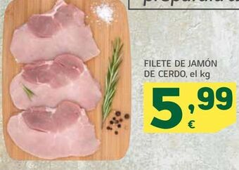 HiperDino Filete de jamón de cerdo oferta