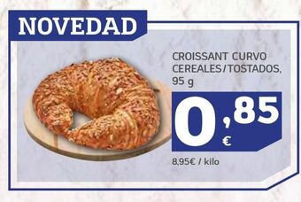 HiperDino Croissant curvo cereales/tostados oferta