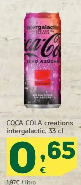 HiperDino Coca cola creations intergalactic oferta