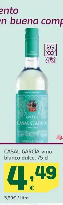 HiperDino Casal garcía vino blanco dulce oferta