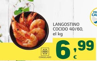 HiperDino Langostino cocido oferta