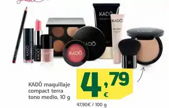 HiperDino Kado maquillaje compact terra tono medio oferta