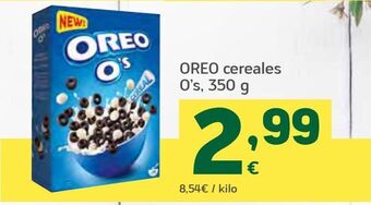 HiperDino Oreo cereales 0's oferta