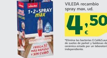 HiperDino Vileda recambio spray max oferta
