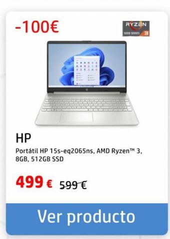 HP Ordenador portátil hp oferta
