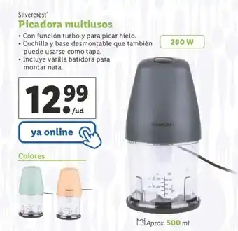 Lidl Silvercrest Picadora multiusos 260W oferta