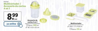 Lidl Ernesto Multicortador / Accesorio de cocina 4 en 1 oferta