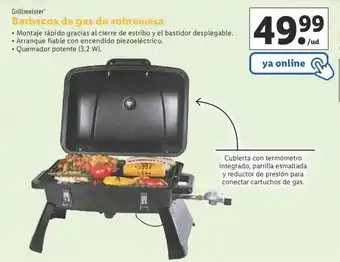 Lidl Grillmeister Barbacoa de sobremesa oferta
