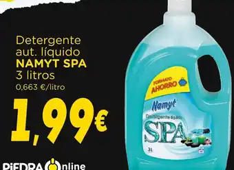 Supermercados Piedra Detergente líquido namyt spa oferta
